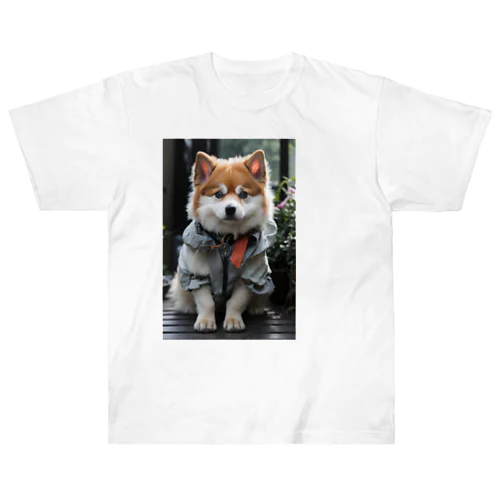 おしゃれな犬 ヘビーウェイトTシャツ