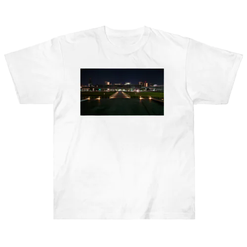 綺麗な夜景 Heavyweight T-Shirt