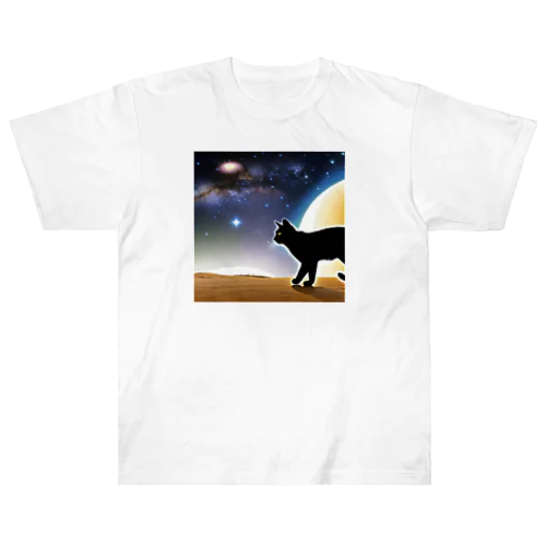 火星猫 Heavyweight T-Shirt