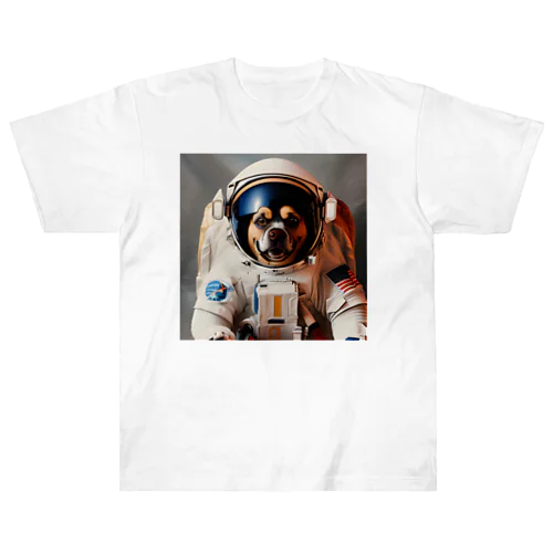 宇宙飛行士犬だワン！！ Heavyweight T-Shirt