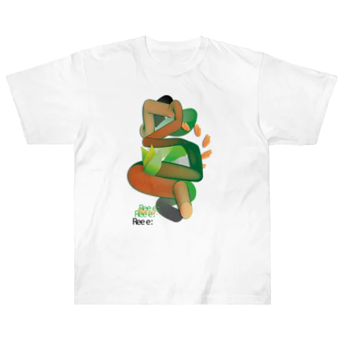 テックグリーン　地球にRe：木 Heavyweight T-Shirt