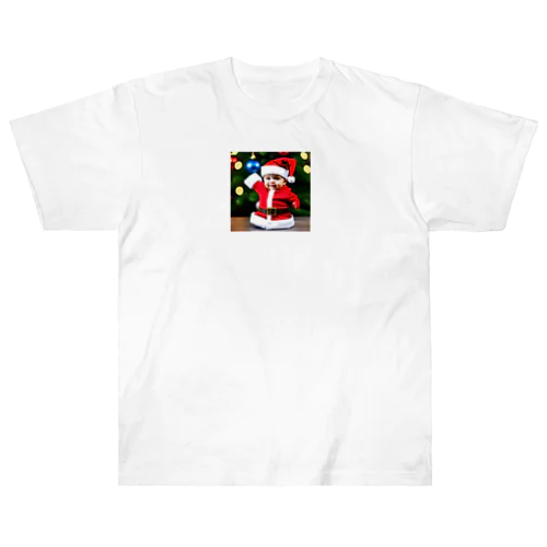 可愛いサンタさんグッズ Heavyweight T-Shirt