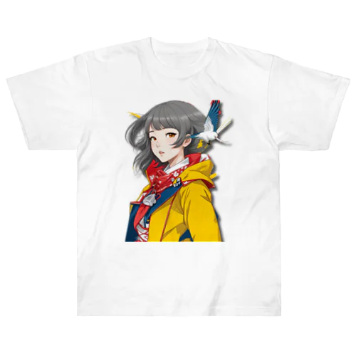 大正レトロJYOSI　レイナ Heavyweight T-Shirt