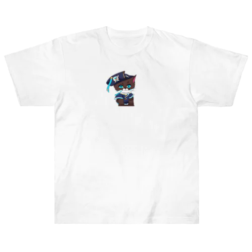 海賊うみ猫ちゃん Heavyweight T-Shirt