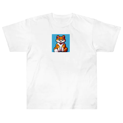 ドット絵ねこくん ヘビーウェイトTシャツ