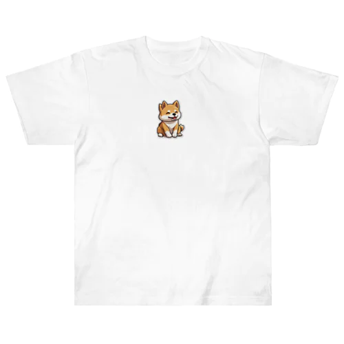 子ども好きの柴まるくん Heavyweight T-Shirt