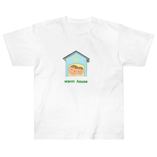 Warm house ヘビーウェイトTシャツ