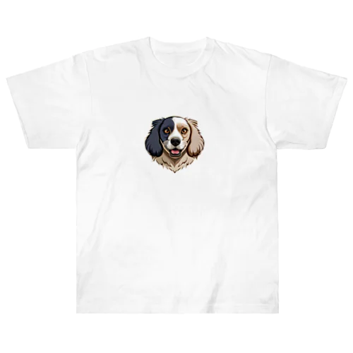 まっすぐな犬 ヘビーウェイトTシャツ