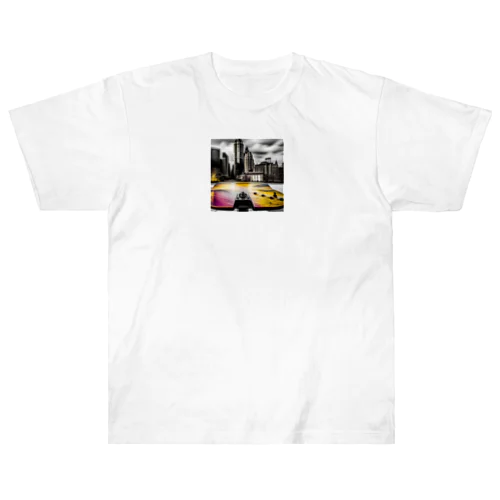city on the skateboad Heavyweight T-Shirt