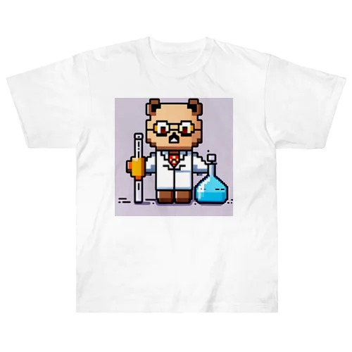 科学者猫 ヘビーウェイトTシャツ