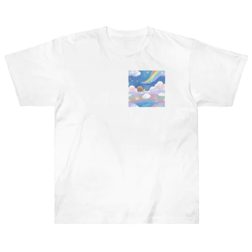 雲の上でちょっと休憩 Heavyweight T-Shirt