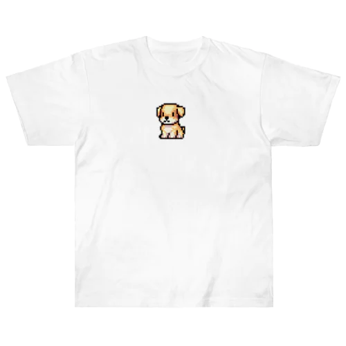 ドット絵の子犬 Heavyweight T-Shirt