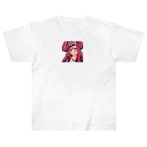 海賊の少女 ヘビーウェイトTシャツ