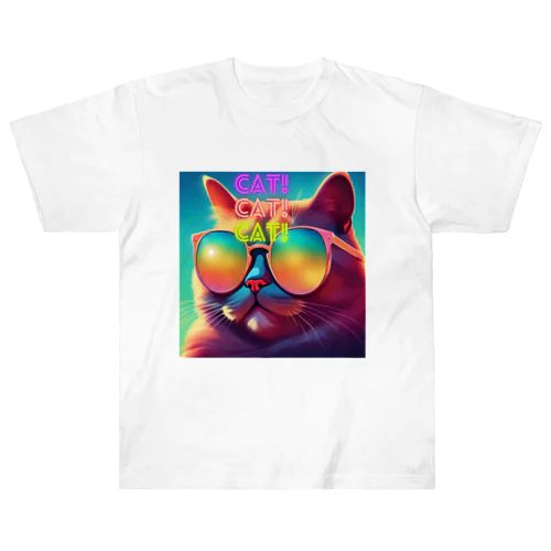 Shady Cat! ヘビーウェイトTシャツ