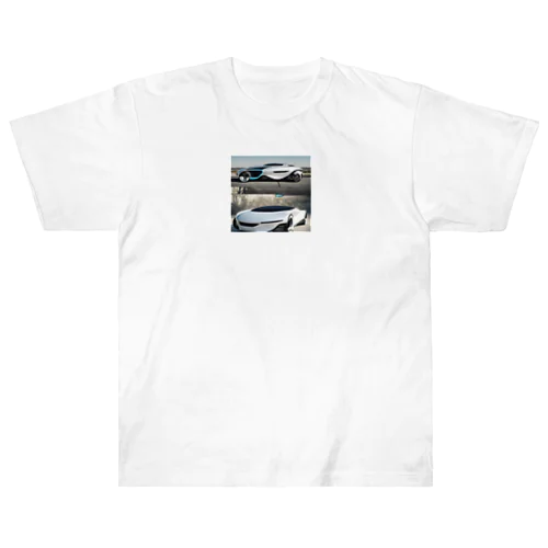 未来カーの写真風グッズ Heavyweight T-Shirt