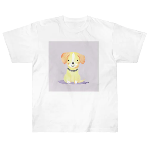 忠犬ポチポチ丸 Heavyweight T-Shirt