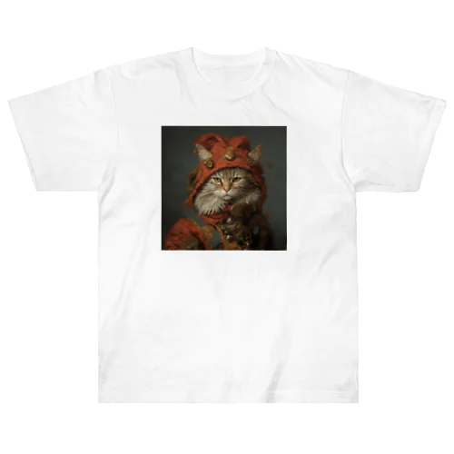 ドット猫 グッズ Heavyweight T-Shirt