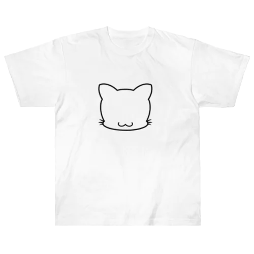 MOGGY88 猫ロゴ　表面猫ロゴ大　裏面背番号風 ヘビーウェイトTシャツ