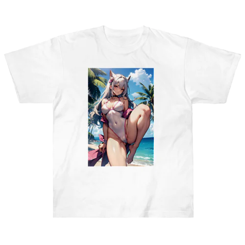 猫耳娘 Heavyweight T-Shirt