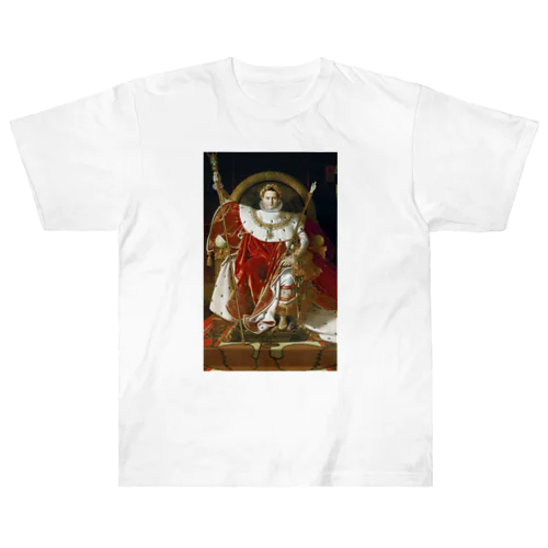 玉座のナポレオン / Napoleon I on His Imperial Throne Heavyweight T-Shirt