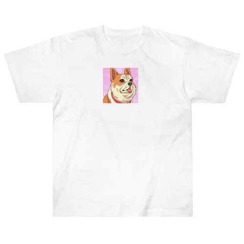 人懐こい犬 Heavyweight T-Shirt