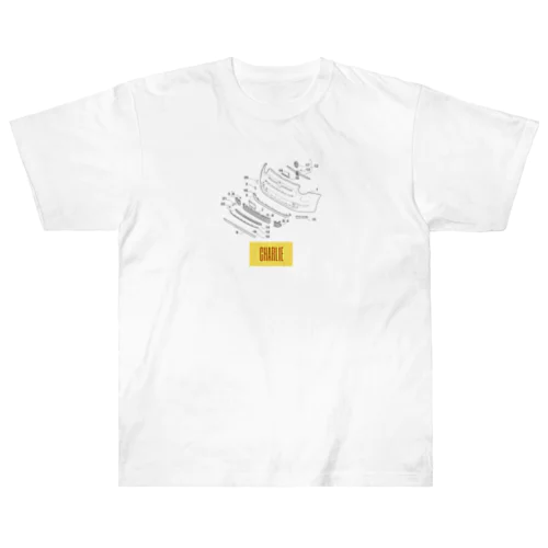 ベコベコバキバキTシャツ Heavyweight T-Shirt