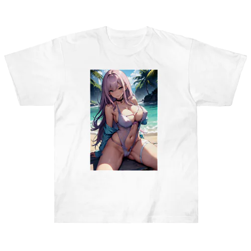 セクシー美少女 Heavyweight T-Shirt