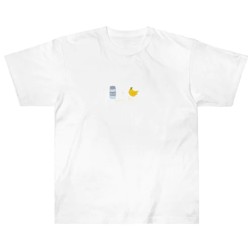 バナナウユ🥛🍌 ヘビーウェイトTシャツ