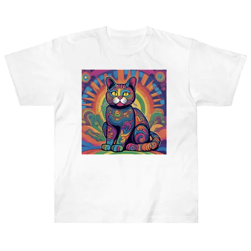 招き猫 Heavyweight T-Shirt