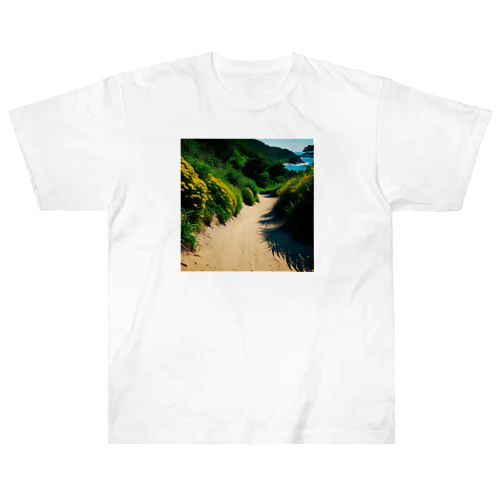 綺麗な道、海の楽園へグッズ Heavyweight T-Shirt