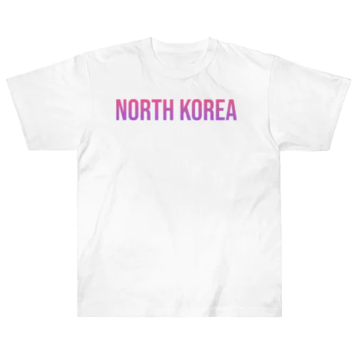 北朝鮮 ロゴピンク ヘビーウェイトTシャツ