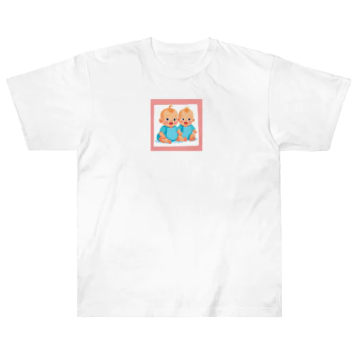双子ちゃん Heavyweight T-Shirt