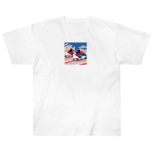 ドット絵おしゃれなくつ Heavyweight T-Shirt