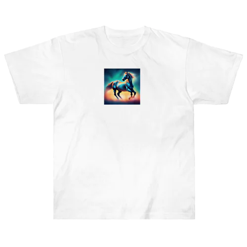 幻想的な馬 Heavyweight T-Shirt