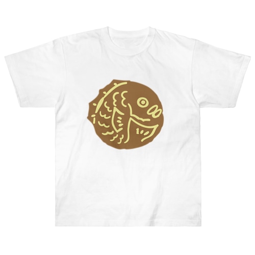 あまいろたいやきグッズ「茶」 Heavyweight T-Shirt