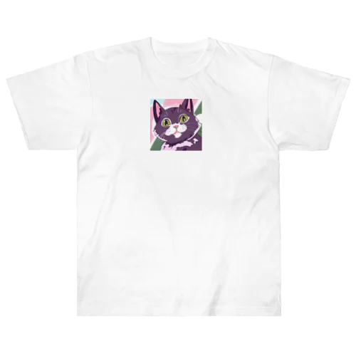 猫猫 ヘビーウェイトTシャツ