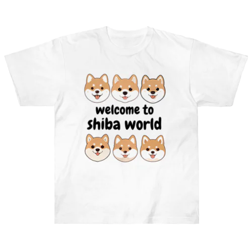 柴犬アニまるんズ ヘビーウェイトTシャツ