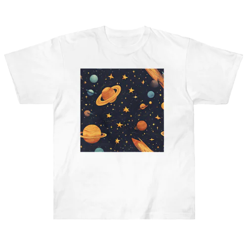 銀河系 Heavyweight T-Shirt