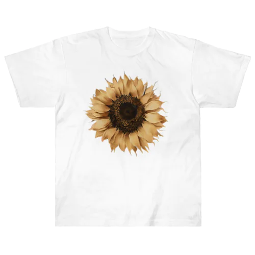 ヒマワリ Sunflower ヘビーウェイトTシャツ