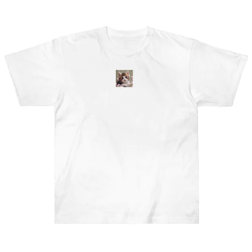 可愛い猫ちゃん Heavyweight T-Shirt