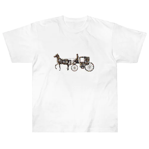 馬車　stone ヘビーウェイトTシャツ