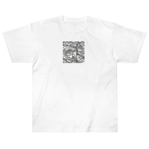 有名な観光スポットイメージ画像：モロッコのマラケシュ旧市街（モロッコ、マラケシュ） Heavyweight T-Shirt