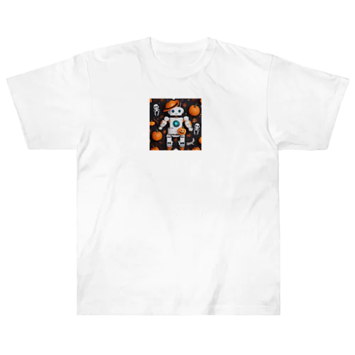 【ハロウィン】ロボット Heavyweight T-Shirt