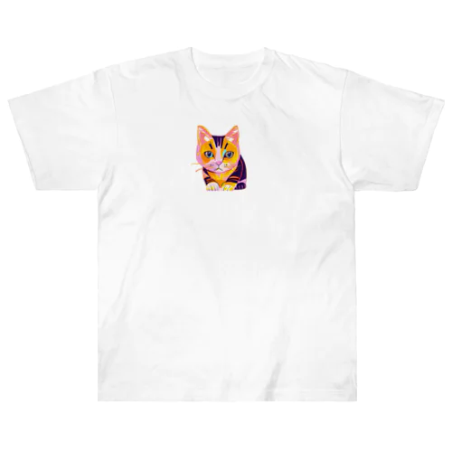 可愛い猫　シリーズ1 Heavyweight T-Shirt