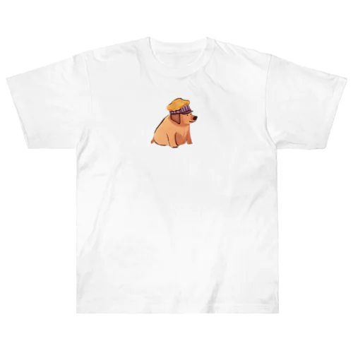 サウナ犬 ヘビーウェイトTシャツ