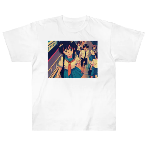 「超獣伝説ジルガイム」| 90s J-Anime "Super Beast Legend Zilgaim"  ヘビーウェイトTシャツ