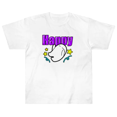 Happyな生き物 ヘビーウェイトTシャツ