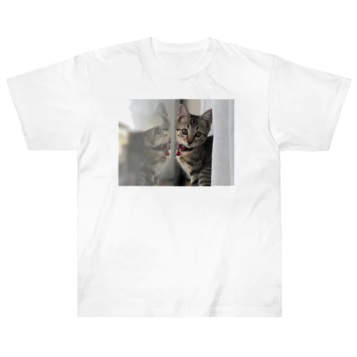 猫の昼下がり ヘビーウェイトTシャツ