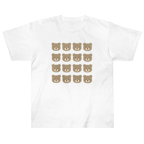 クマ、くま、熊 Heavyweight T-Shirt
