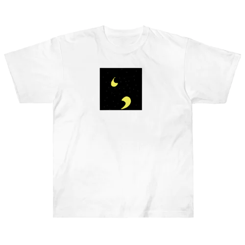 夜の月 Heavyweight T-Shirt